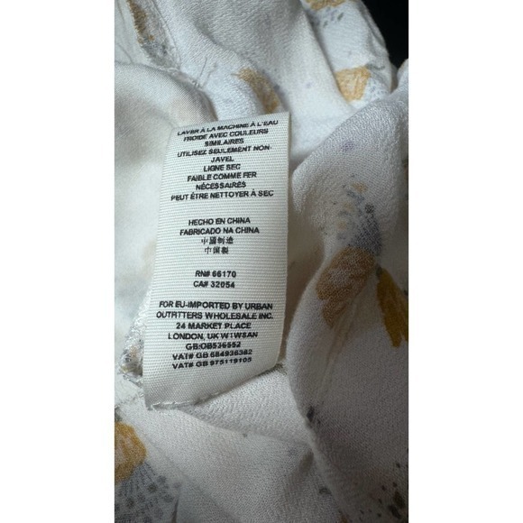 Free People Women's‎ Tegan Long-Sleeve Floral Printed Mini Dress, Size 4 - Picture 7 of 9